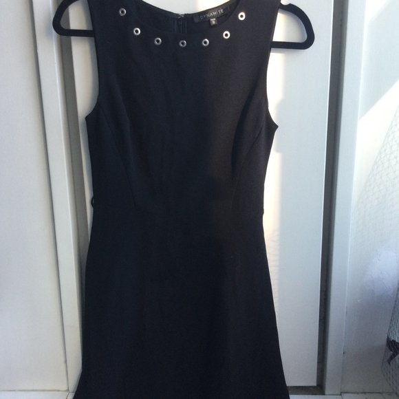 Little black dress by Dynamite with silver accents - Picture 3 of 3